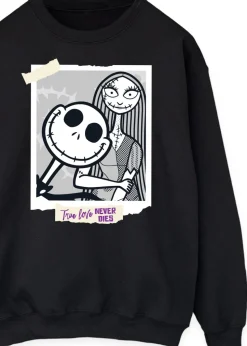 Disney Nightmare Before Christmas Polaroid Adult Black Sweatshirt
