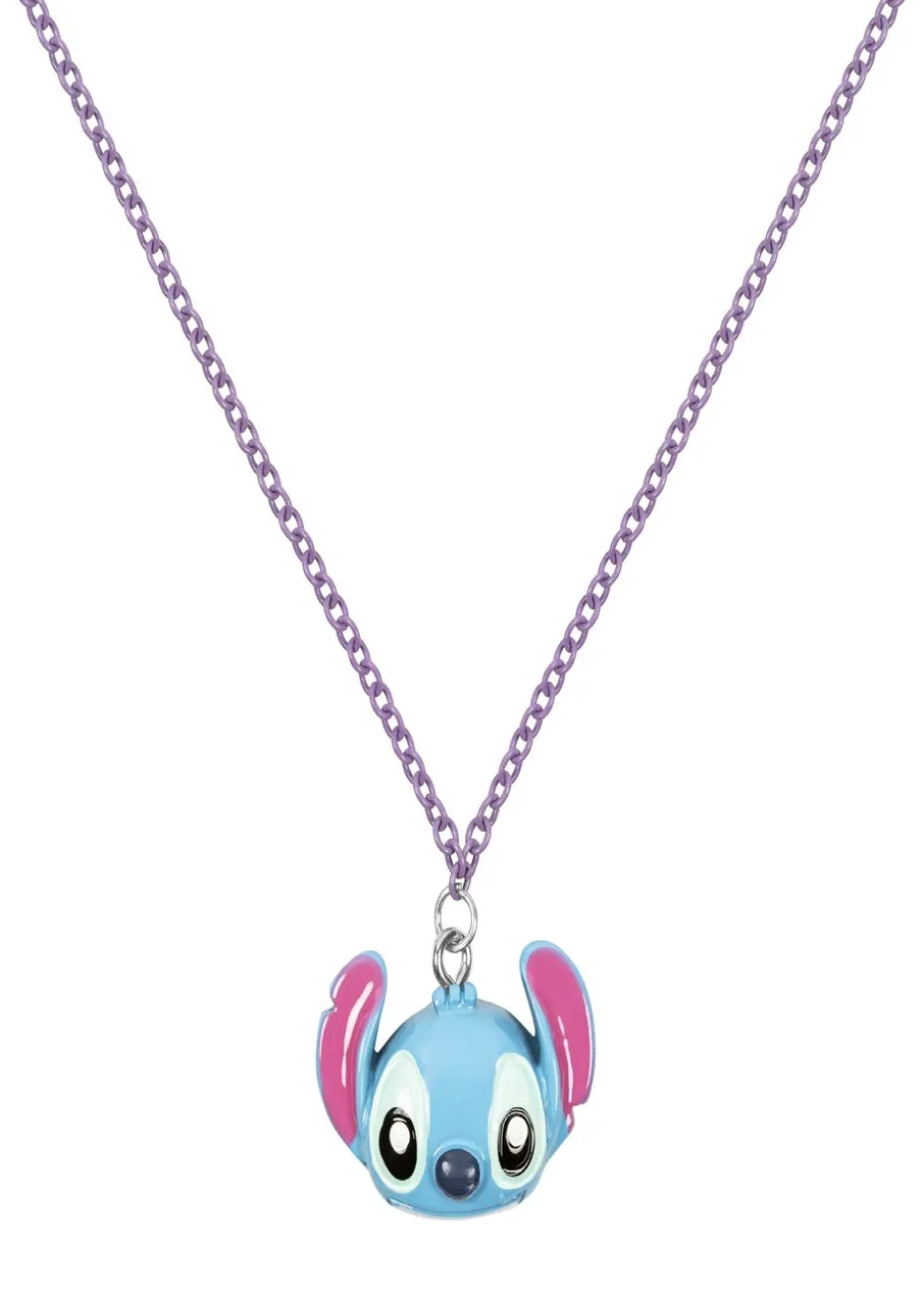 Disney Ohana Stitch Double Layered Blue Necklace