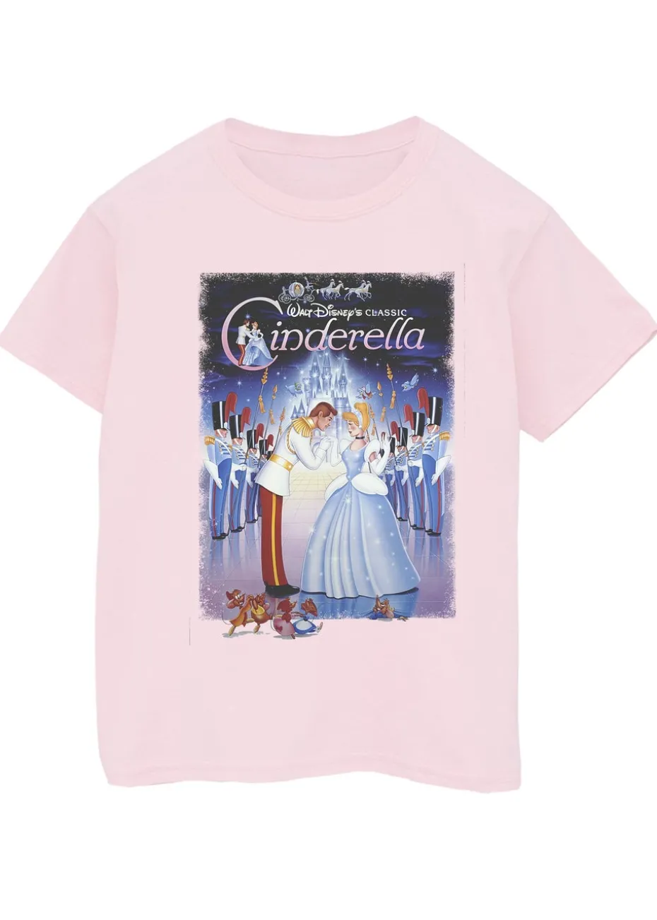 Disney Pink Cinderella Poster Kids T-Shirt (3-13 Years)