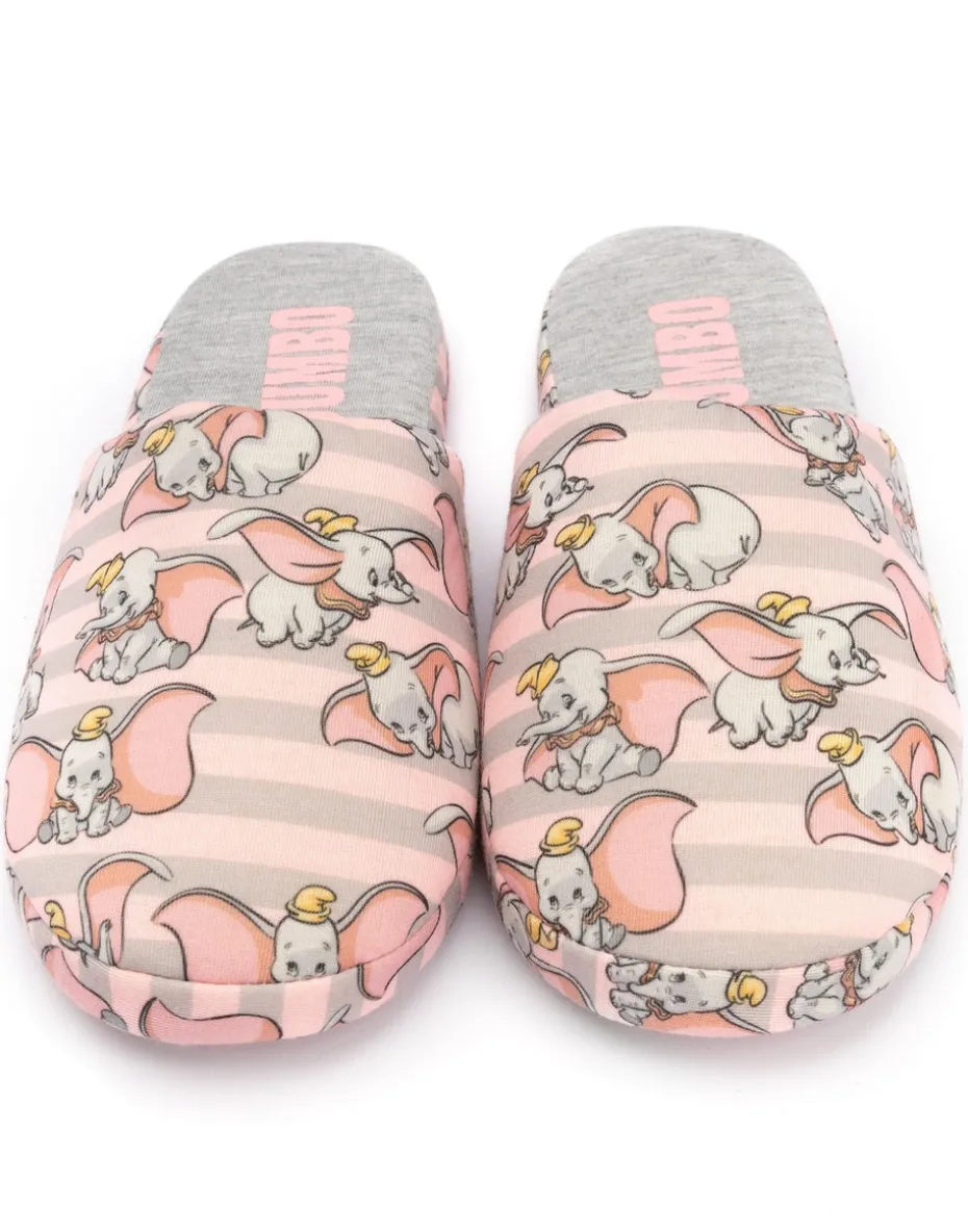 Disney Pink Dumbo Mule Slippers