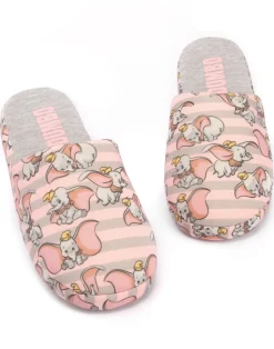 Disney Pink Dumbo Mule Slippers
