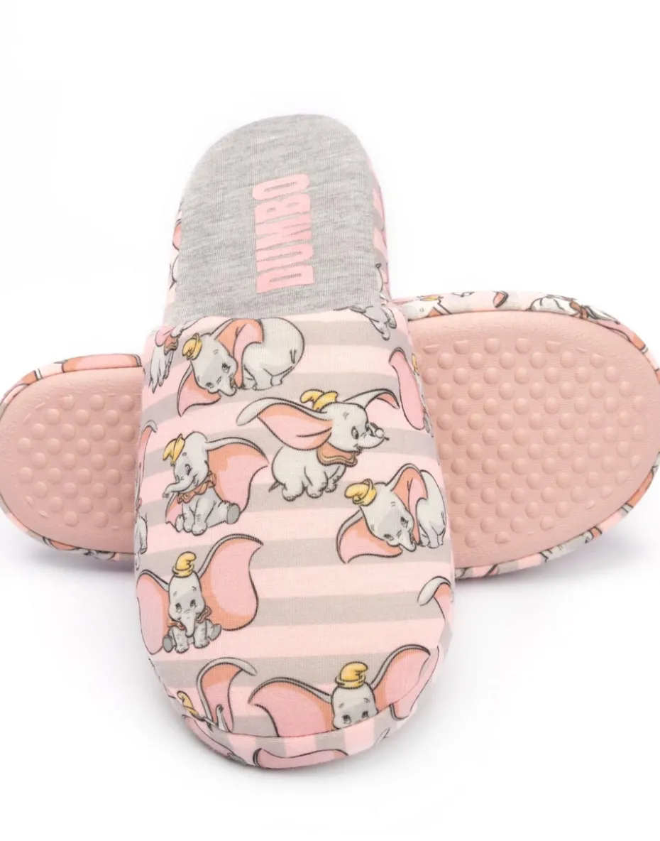 Disney Pink Dumbo Mule Slippers