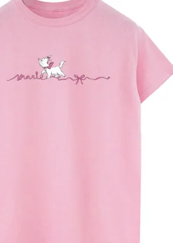 Disney Pink The Aristocats Marie Ribbon Boyfriend Fit T-Shirt