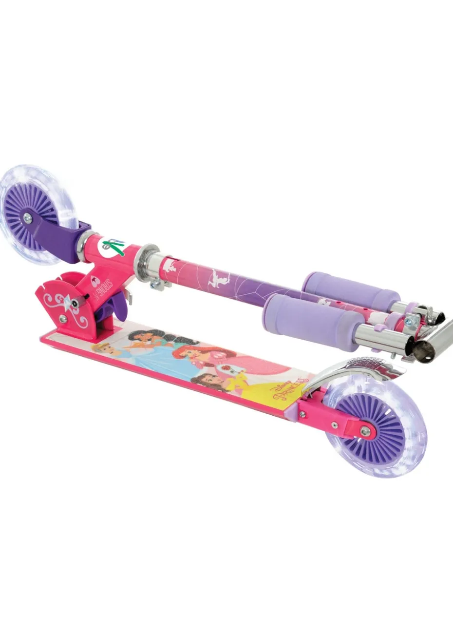 Disney Princess Folding Inline Scooter With Light Up Wheels