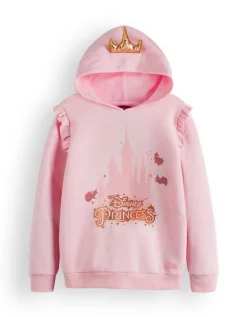 Disney Princess Girls Pink Hoodie (3-10 Years)