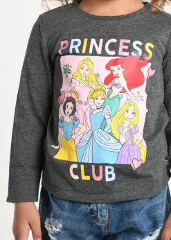 Disney Princess Grey Kids T Shirt (2-6 yrs)