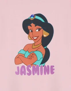 Disney Princess Jasmine Girls Pink T-Shirt (3-8 Years)