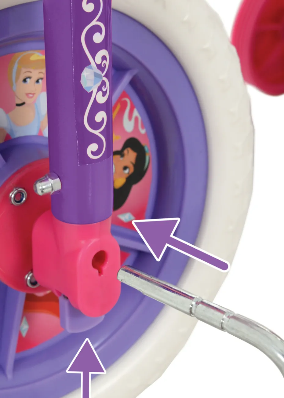 Disney Princess Multi Colour 2in1 Training Bike (10inch)