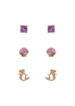 Disney Princess The Little Mermaid Trio Earring Set