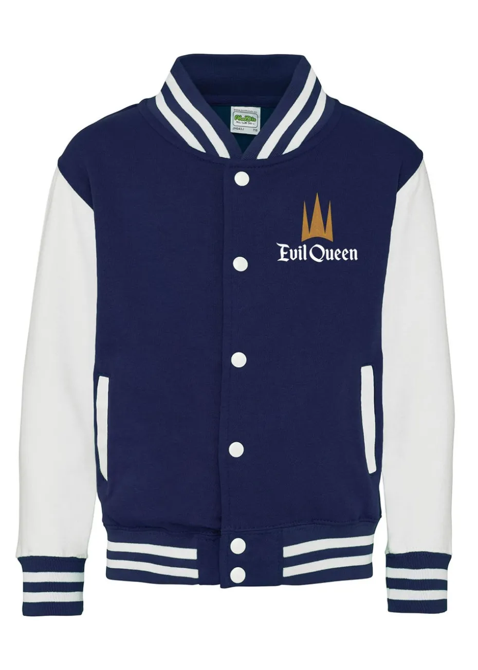 Disney Snow White Evil Queen Mirror Mirror Women Navy/White Varsity Jacket