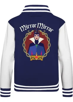 Disney Snow White Evil Queen Mirror Mirror Women Navy/White Varsity Jacket