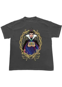 Disney Snow White Evil Queen Charcoal Washed Boyfriend Fit T-Shirt