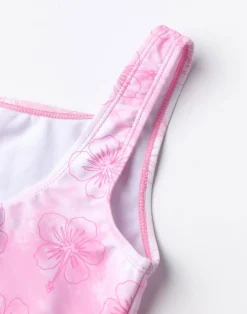 Disney Stitch Angel Kids Pink 1 Piece Swimsuit (5-14 Years)