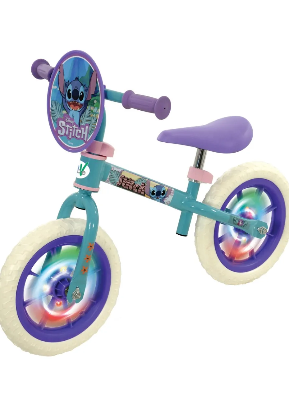 Disney Stitch Balance Bike with Light Up Wheels (12")