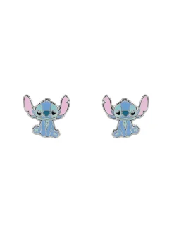 Disney Stitch Blue Enamel Stud Earrings
