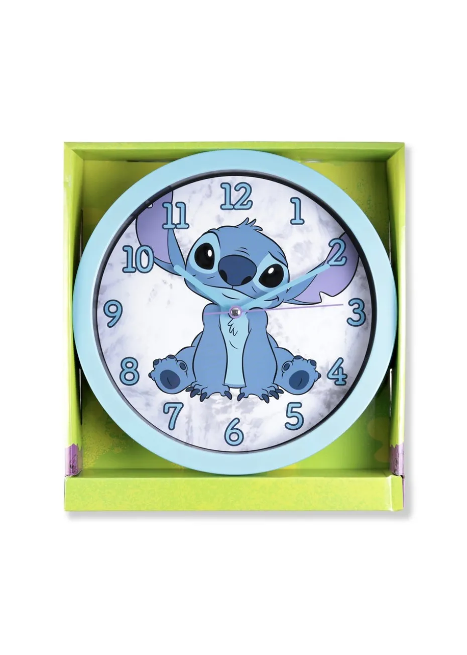 Disney Stitch Blue Wall Clock