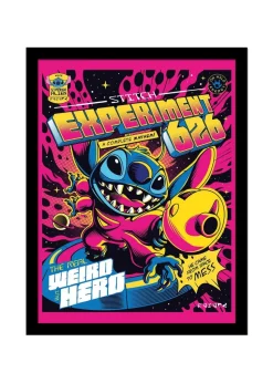 Disney Stitch Comic 4 Framed Poster (45cm x 35cm)