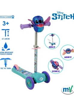 Disney Stitch Mini Go Tilt Scooter with Squishle