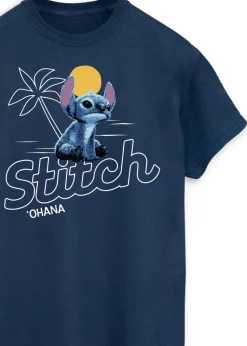Disney Stitch Ohana Navy T Shirt