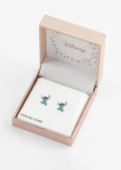 Disney Stitch Sterling Silver Enamel Stitch Stud Earrings