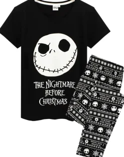 Disney The Nightmare Before Christmas Black Pyjama Set
