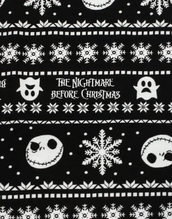 Disney The Nightmare Before Christmas Mens Black Jack Skellington Lounge Pants