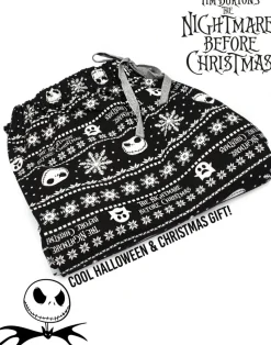 Disney The Nightmare Before Christmas Mens Black Jack Skellington Lounge Pants