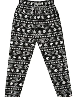 Disney The Nightmare Before Christmas Mens Black Jack Skellington Lounge Pants
