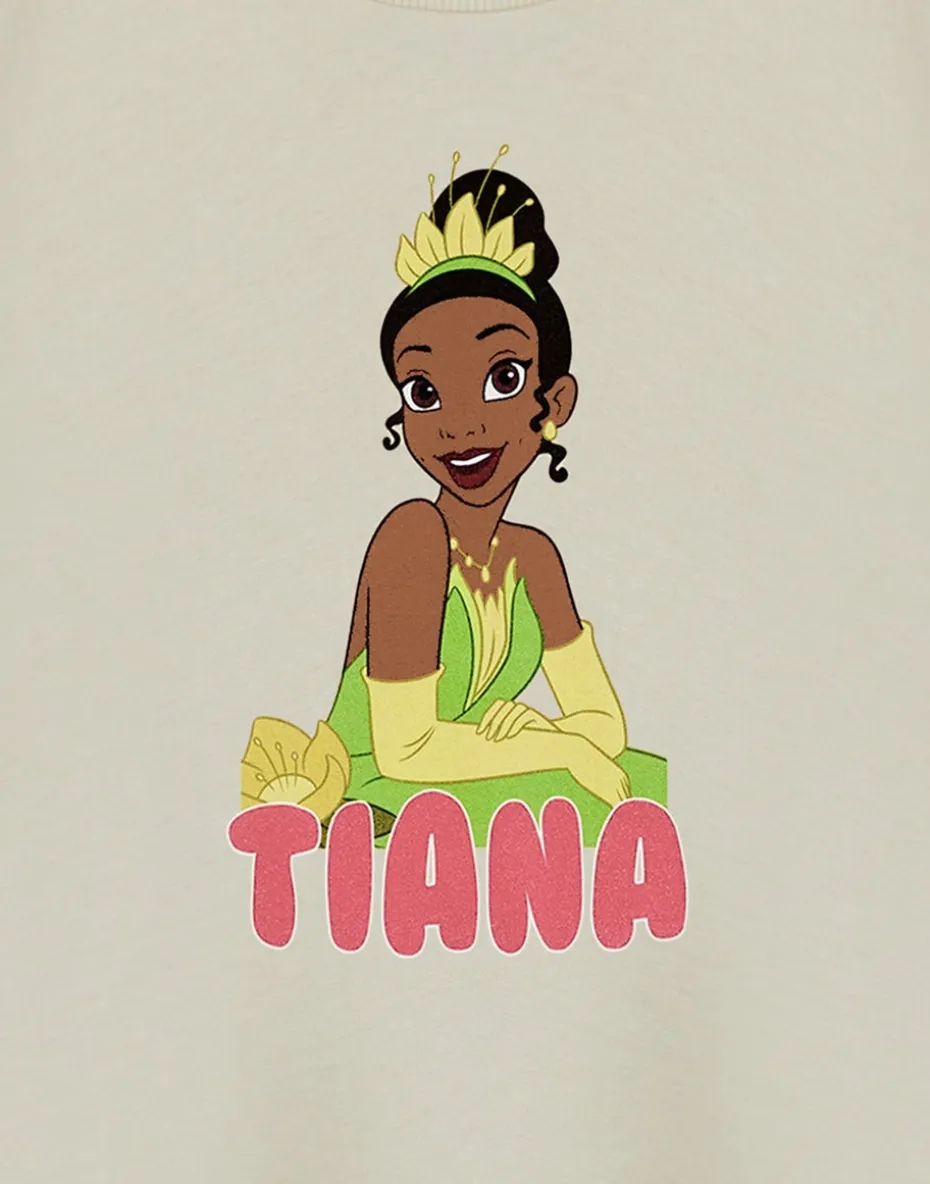 Disney Tiana Beige T-Shirt (3-8 Years)