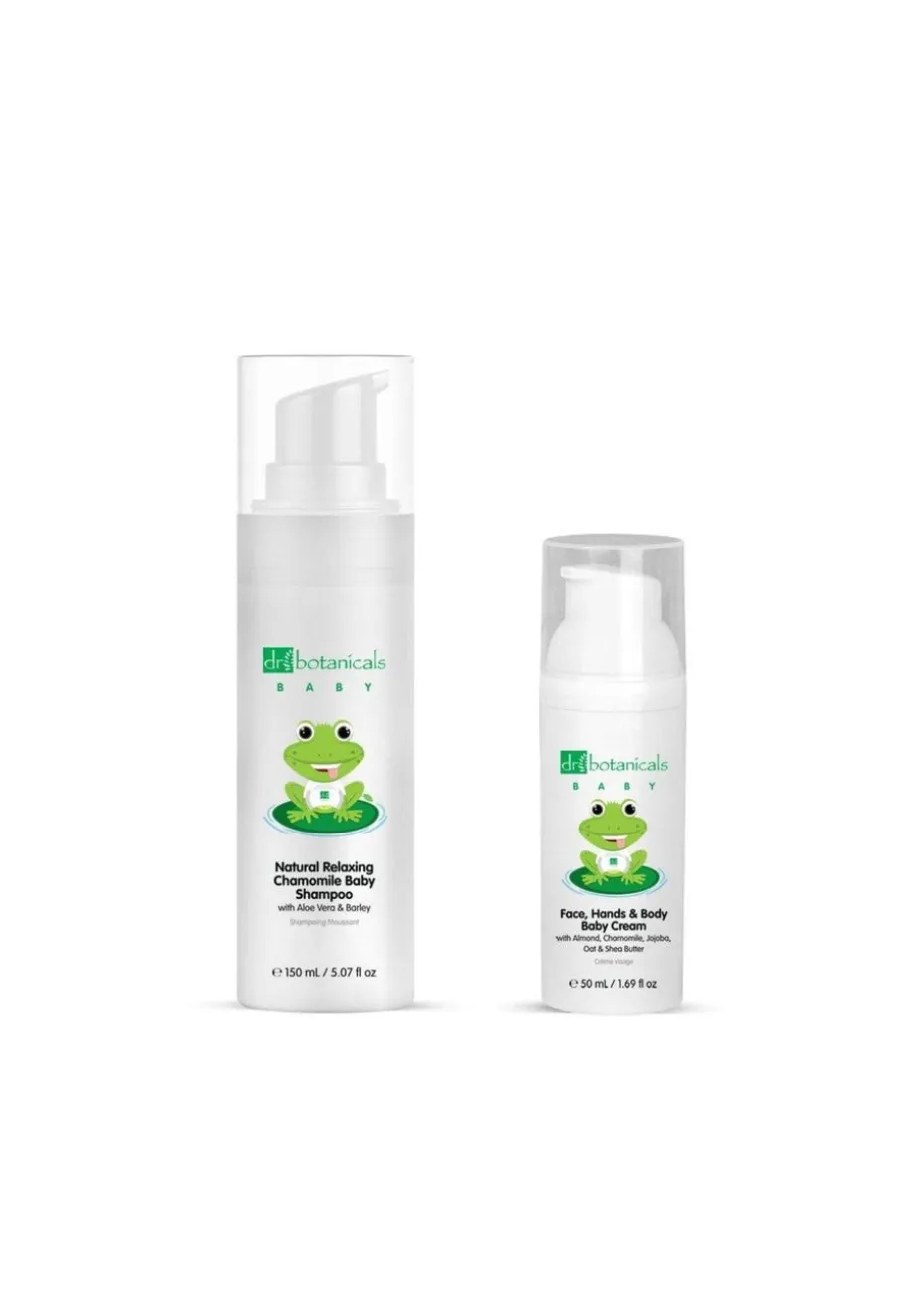 Dr Botanicals Baby Bubble Bath & Cream Kit