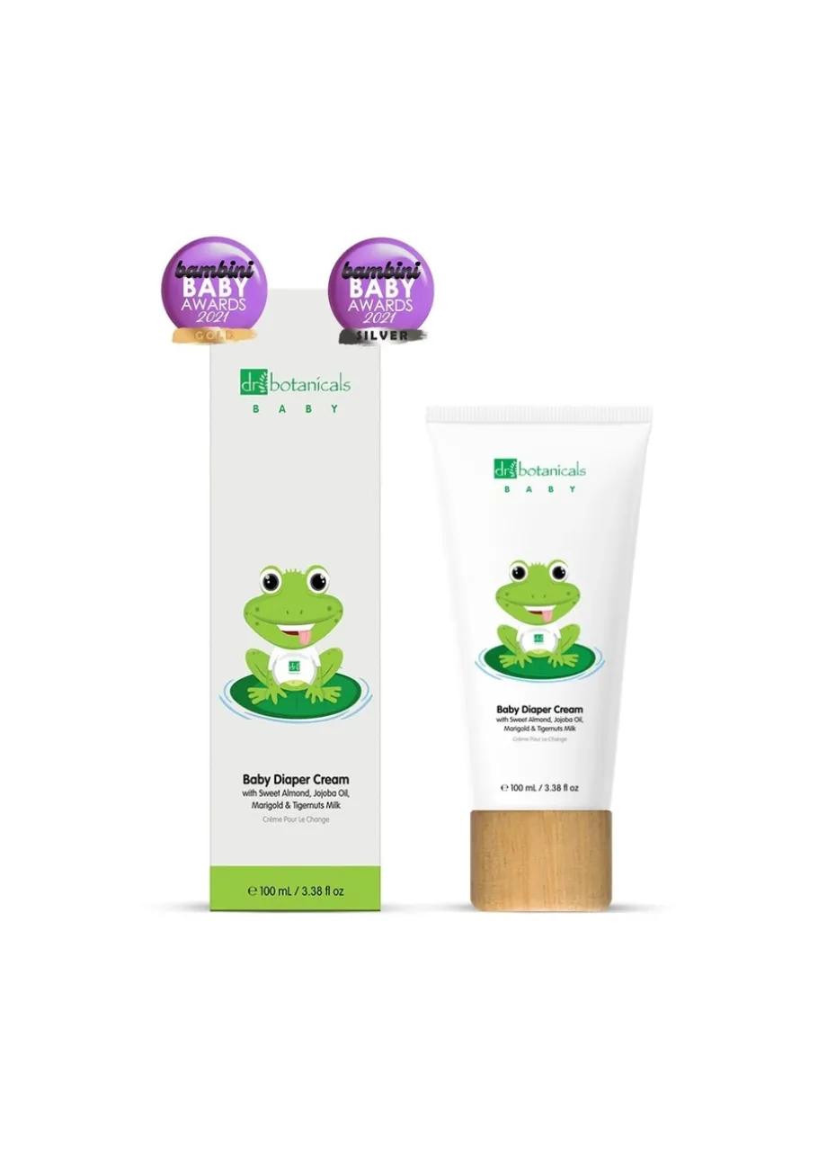 Dr Botanicals Baby Sweet Almond Oil Diaper Cream & Body Milk Kit