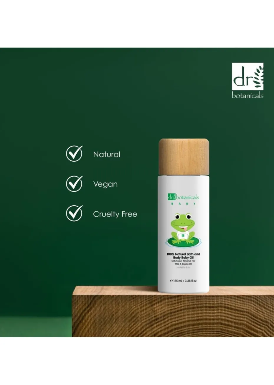 Dr Botanicals Jojoba Seed Oil Relaxing Baby Body Oil (125ml)