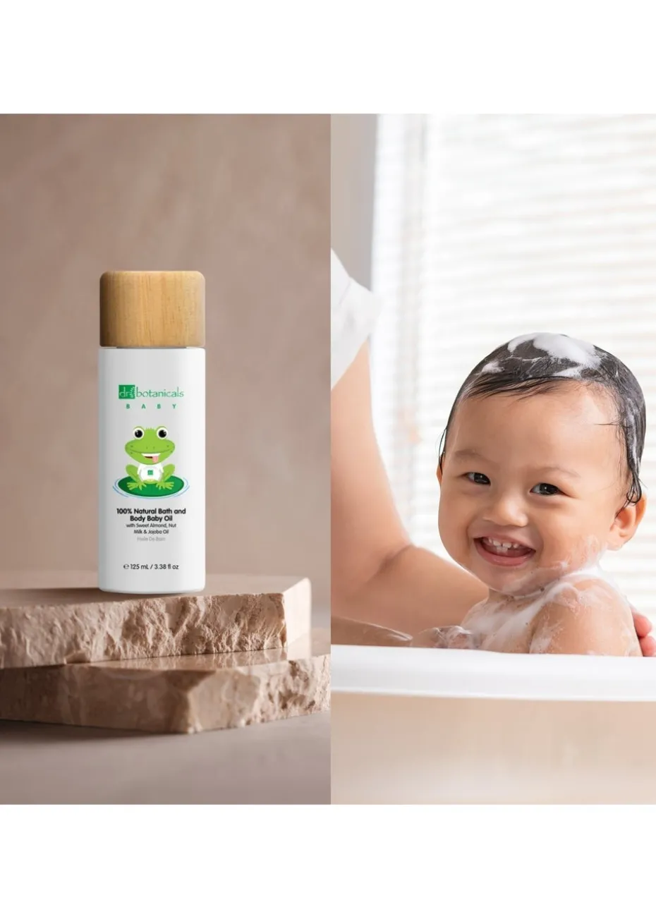 Dr Botanicals Jojoba Seed Oil Relaxing Baby Body Oil (125ml)