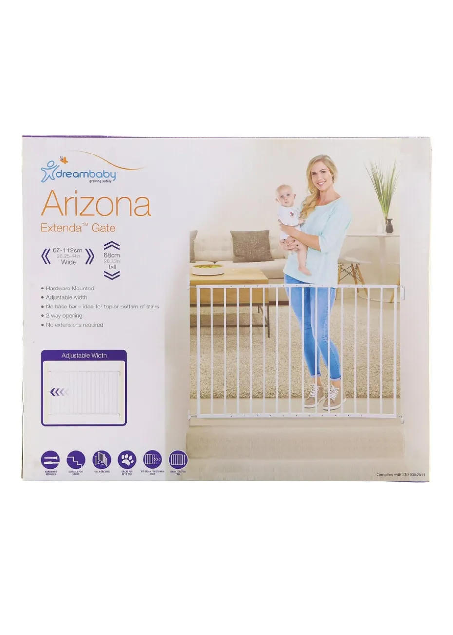 Dreambaby White Arizona 2-Panel Extenda-Gate