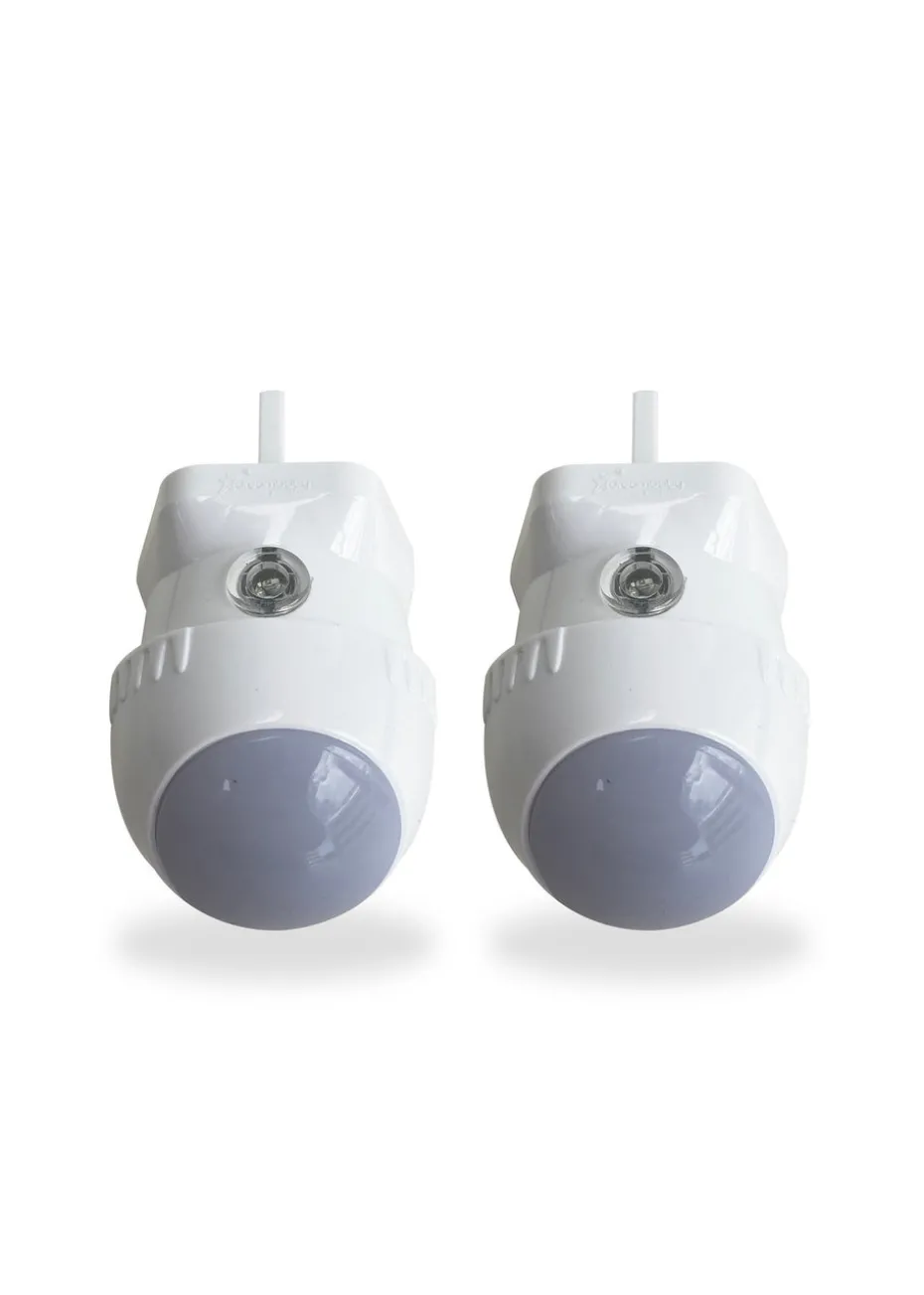 Dreambaby White Auto-Sensor Swivel Night Lights 2 pack