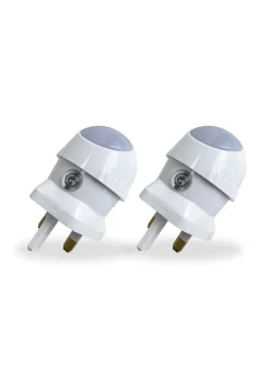 Dreambaby White Auto-Sensor Swivel Night Lights 2 pack