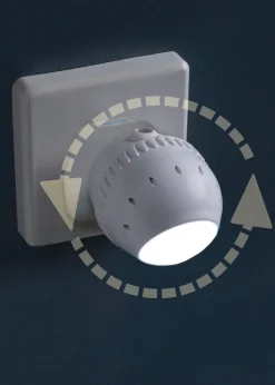 Dreambaby White Auto-Sensor Swivel Night Lights 2 pack