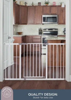 Dreambaby White Ava Extra-Wide Safety Gate