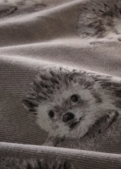 Dreams & Drapes Lodge Colville Check Brushed Cotton Grey Duvet Cover Set