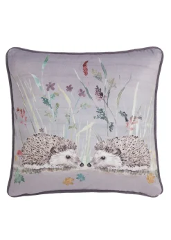 Dreams & Drapes Lodge Colville Hedgehog Grey Filled Cushion (43cm x 43cm)