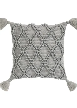Drift Home Alda Outdoor Tasselled Grey Filled Cushion