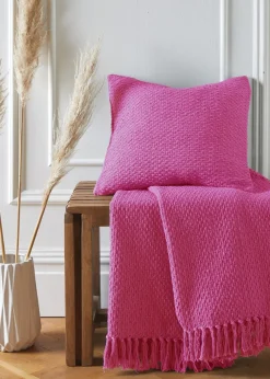 Drift Home Hayden Pink Filled Cushion (43cm x 43cm)