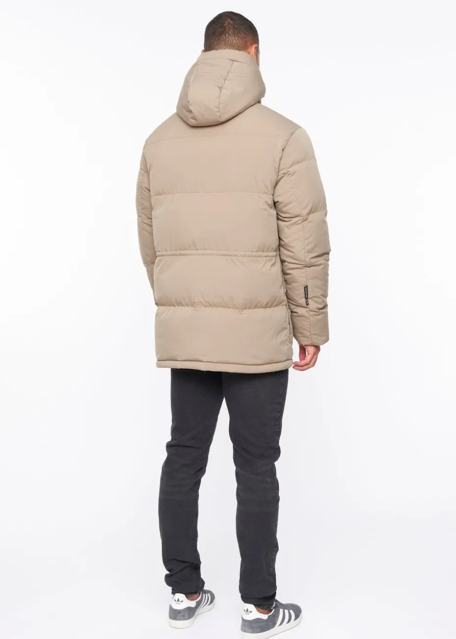Duck & Cover Beige Fletchley Puffer Jacket