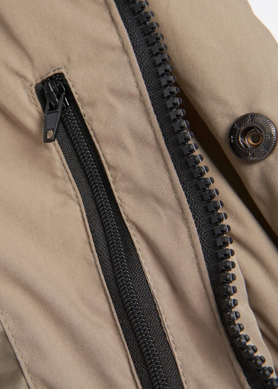 Duck & Cover Beige Fletchley Puffer Jacket