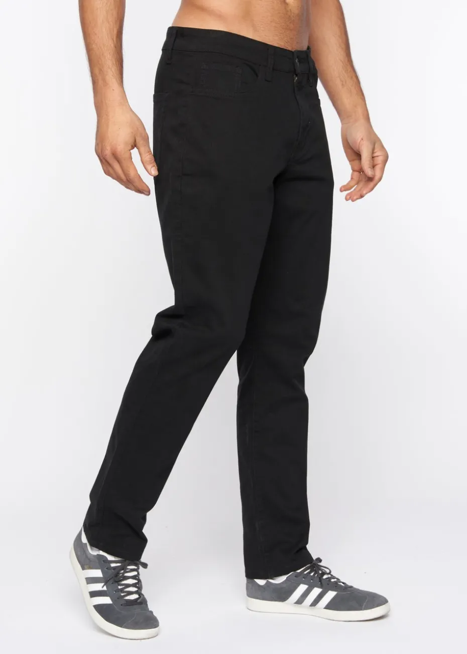 Duck & Cover Black Franztown Chinos