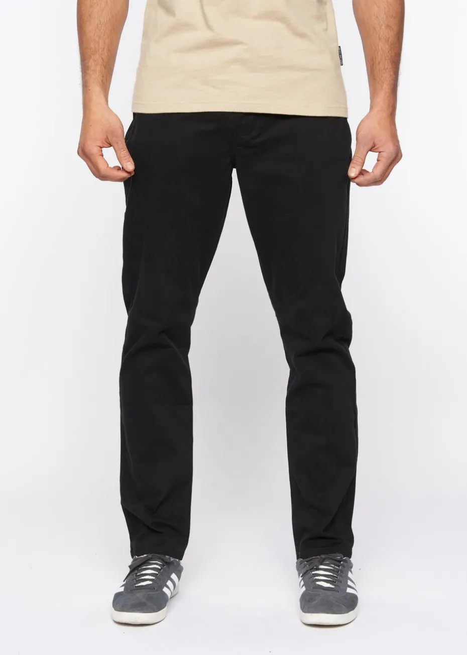 Duck & Cover Black Franztown Chinos