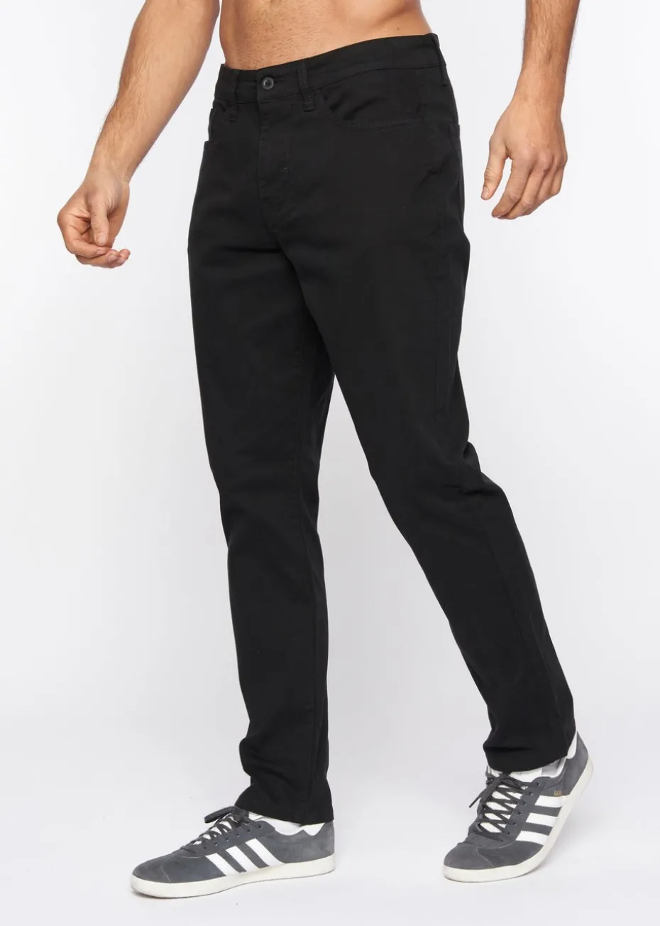 Duck & Cover Black Franztown Chinos