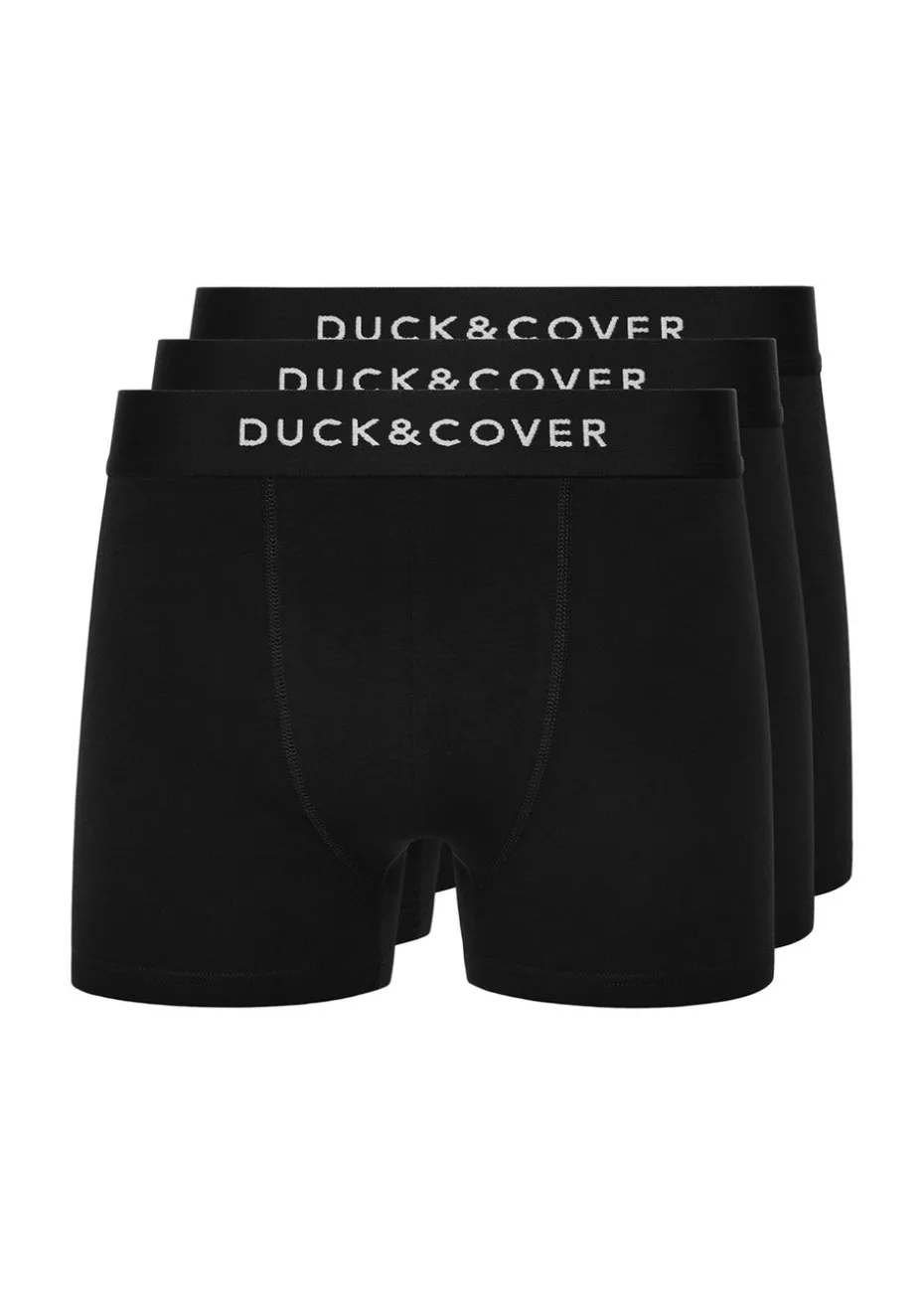 Duck & Cover Black Sagnet A Boxers 3pack