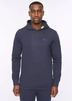 Duck & Cover Dark Navy Hannings Hoodie