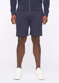 Duck & Cover Dark Navy Hannings Jog Shorts